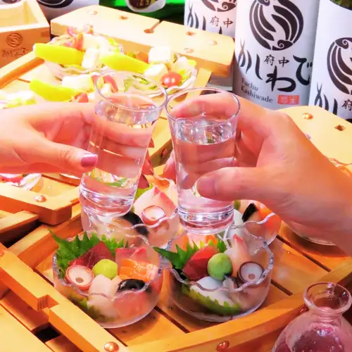 [2-hour all-you-can-drink included] Shizuoka-sourced fresh fish & sakura shrimp tempura course 5500 yen! A classic course using plenty of Shizuoka-sourced ingredients.