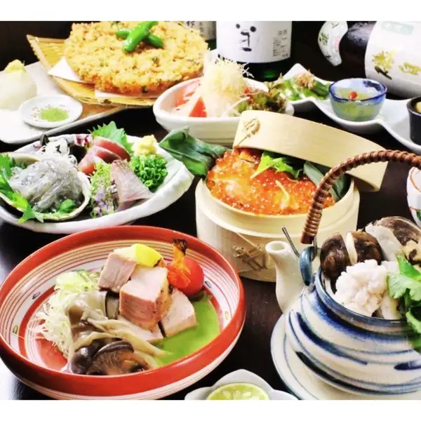 【静岡厳選コース】するが牛・駿河シャモ・桜海老など全9品＋2時間飲み放題⇒8000円(税込)