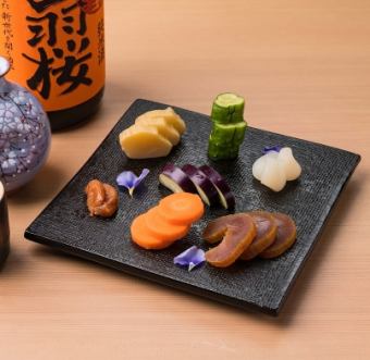 浅漬けとぬか漬け盛り