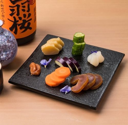 浅漬けとぬか漬け盛り