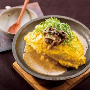 神戸牛と九条ネギの和風オムドリア