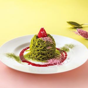 草莓抹茶蒙布朗