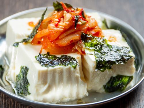 Korean-style cold tofu/kakuteki