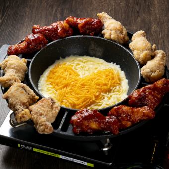 ●For students only●UFO cheese chicken + all-you-can-eat Korean food + all-you-can-drink soft drinks 2700 yen ⇒ 2200 yen