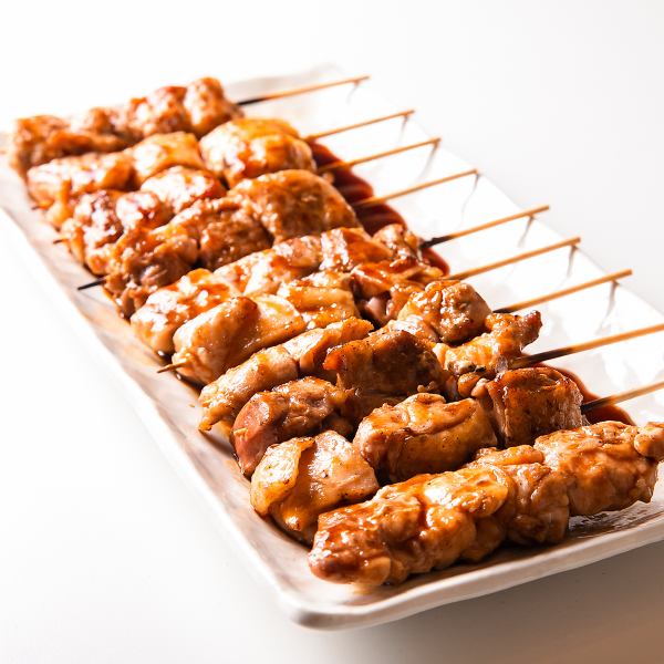 [◆ Enjoy a variety of great deals! ◆] Our proud 10-piece yakitori set starts from 1,430 yen (tax included)