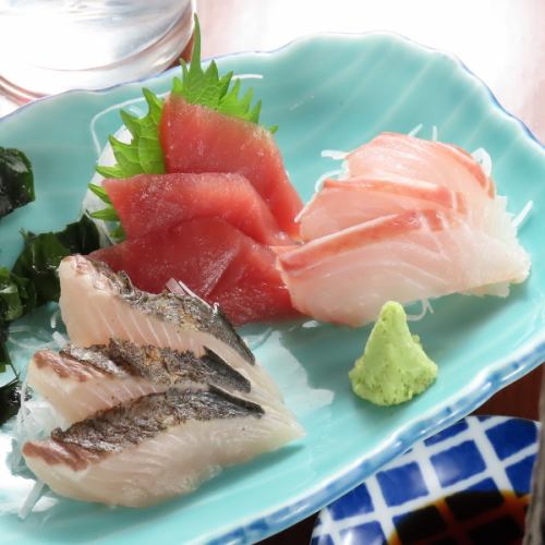 旬の刺身 3点盛り（2人前）