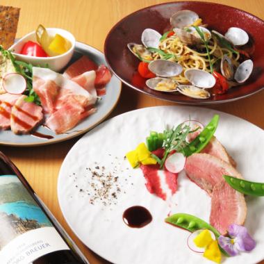 ◆◇您還可以享受著名的菜單♪小酒館休閒套餐8道菜5000日元（含稅）
