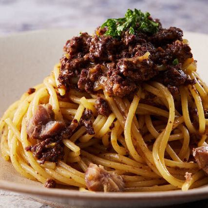 信州プルロットとツナのボスカイオーラ　トマトソース