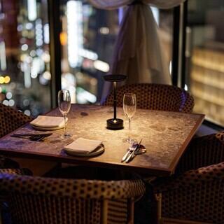 Dinner｜季節の7皿コース＜窓際席確約＞