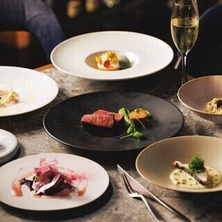 Dinner|季節の7皿コース<飲み放題2時間付き>