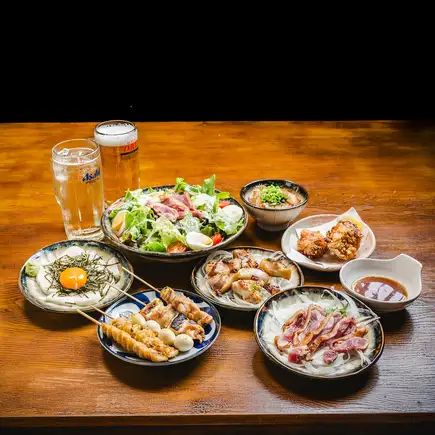 【竹コース】定番人気メニュー満載！120分飲み放題付5000円(税込)