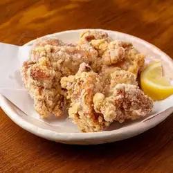Deep-fried chicken thighs