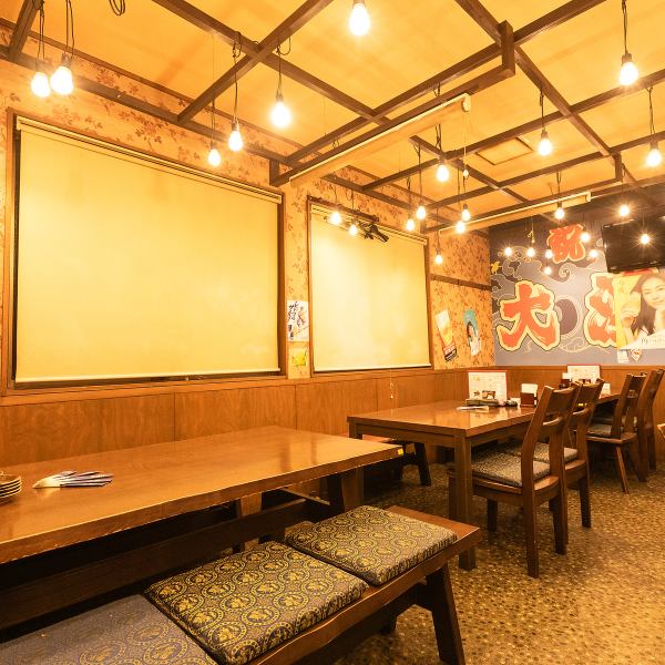 [The restaurant has a calm atmosphere] It can be used for a wide variety of occasions, such as banquets, dates, and private drinking parties with friends! We have table, private rooms, and box seats available, so please choose according to your preference. Please make a reservation!