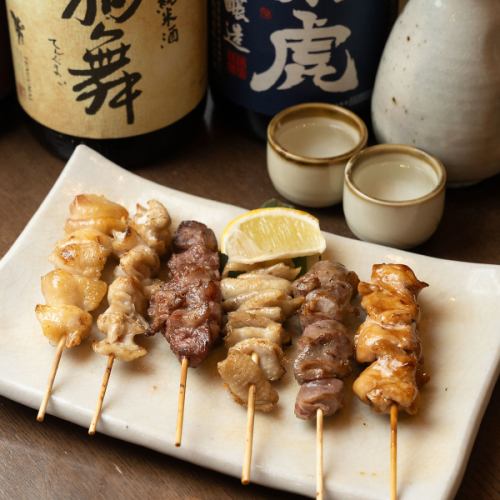 串焼き盛り合わせも人気です！