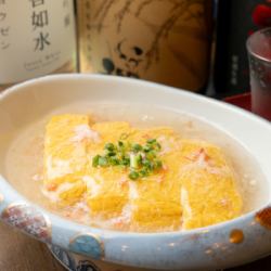 蟹あんかけ だし巻き卵