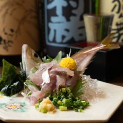 Seared horse mackerel