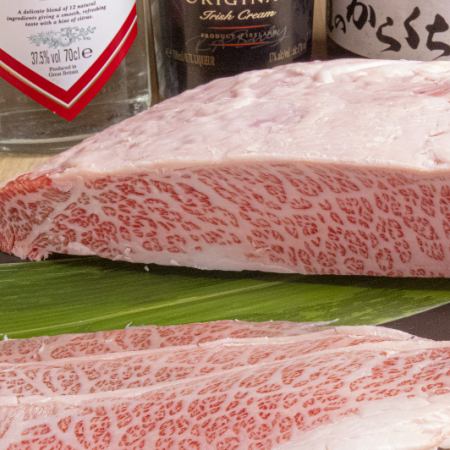 ◆佐吕间和牛（特选）套餐 特选肉+高级无限畅饮 11,000日元（含税）