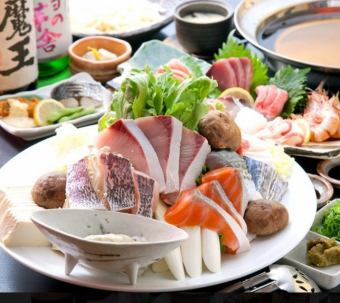 【スタッフ一押し】出汁の旨さが格別!海鮮もたっぷりと楽しめる『寄せ鍋コース』120分飲放付