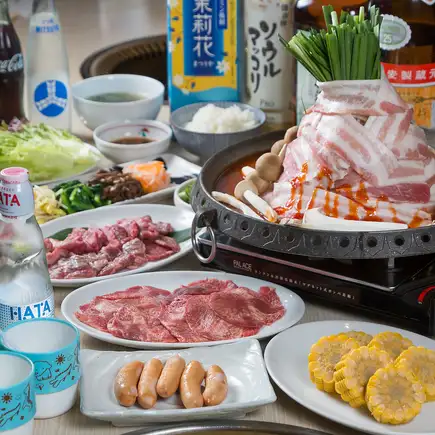 無限ねぎを使った定番焼肉コース　（飲み放題付き）
