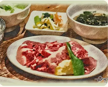 ≪おすすめランチ♪≫京都壬生 牛ハラミ定食 1848円(税込み)