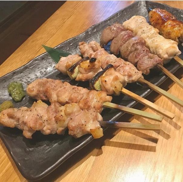 本店引以為傲的炭烤串