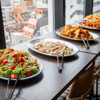 OCTAGON・貸切パーティ♪ 立食＋着座の２フロアで楽しく盛り上がる♪【2時間半 or 3時間プラン】