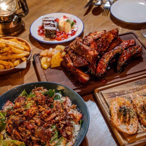 【当店の看板】アメリカンスタイルのエクストリームBBQ!