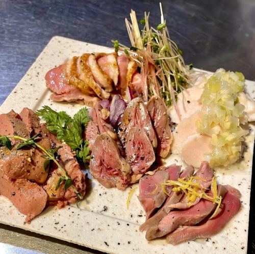 肉刺し5種全部盛り