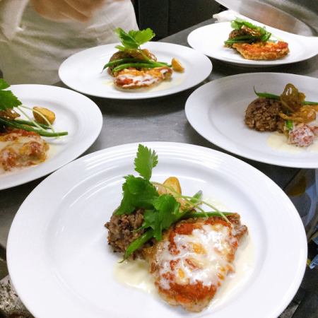 （例）午餐A：猪里脊番茄奶酪焗烤