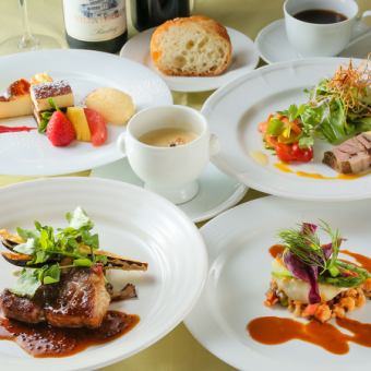 [Dinner A course◆7 dishes in total≪4,840 yen (tax included)≫]