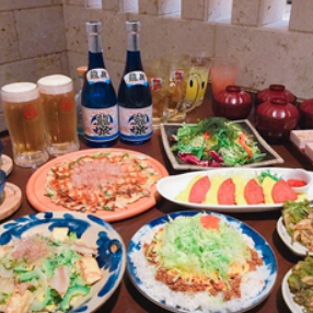 【完全2時間制2H飲み放題付】あだんの満足9品宴会コース　5000円(税込)◇！！！