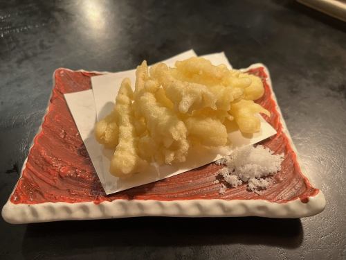 島らっきょう天ぷら
