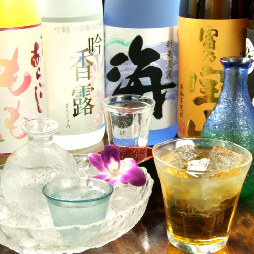 Abundant shochu · Japanese sake