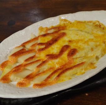 구운 버섯 명태 마요네즈