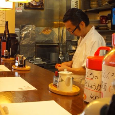 Enjoy a conversation with the shop owner at the counter.