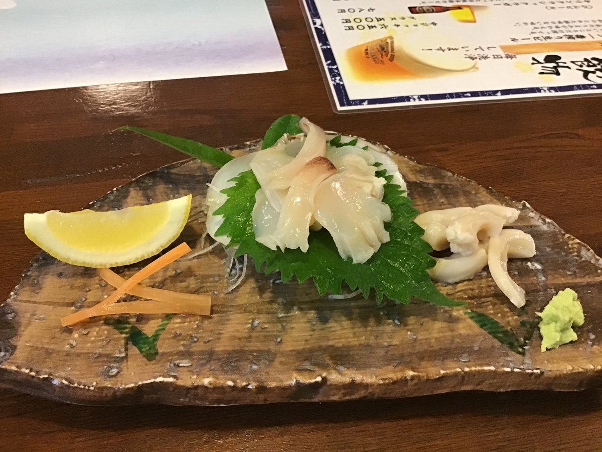 今日のおすすめは長崎県産の白ミル貝です 旬彩 海石