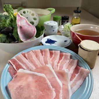 [Single Shabu Shabu Set] Recommended for those who want to use it together with a la carte!!