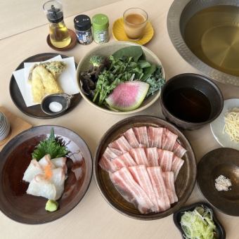 「高汤猪肉涮锅＆休闲套餐」