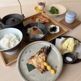 [Lunch] Sea bream chazuke course (available on the day!)