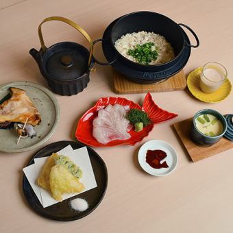 【ランチ】土鍋鯛づくしコース（当日OK！）