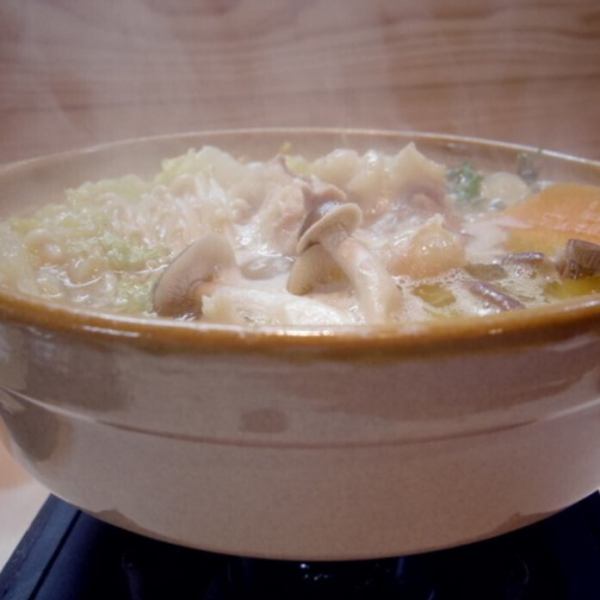 要予約必須！大人気の“鶏しゃぶ”