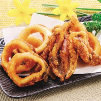 Deep-fried squid