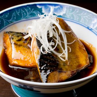 Japanese-style simmered mackerel