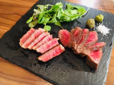 【飲放２.５H付★全６品】　６５００円　和牛も堪能できる、大山鶏のトマホークローストも♪