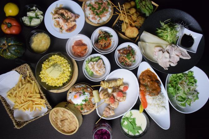 全1品以上食べ放題 バーキン おすすめコース 1分2508円 税込 焼鳥 串揚げ バードキング 磐田本店