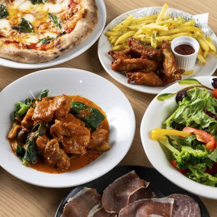 【3月】100分飲放題付 春(歓送迎会)コース◆カジュアル4500円(税込)