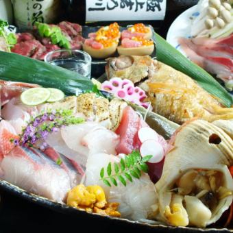 【奢華華麗！】9種奢華食材！+500日元優惠→0日元！2小時任意暢飲6,000日元