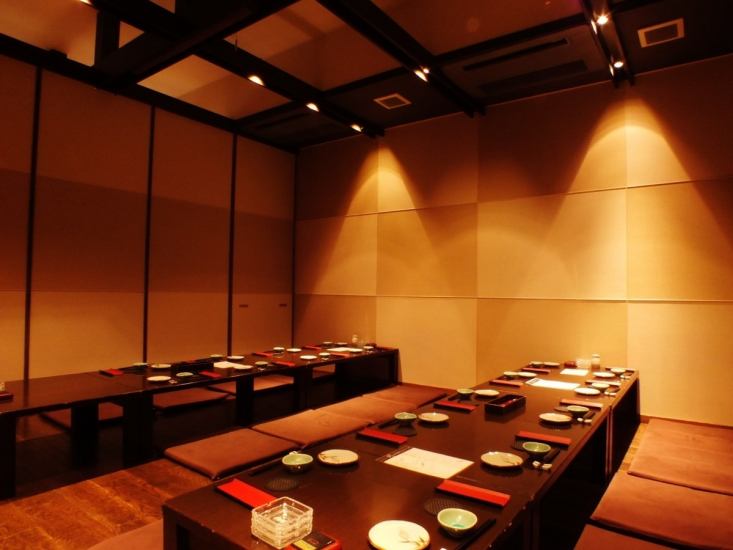 We have a private room that can accommodate up to 10 people. We also accommodate large parties for small to 46 people!