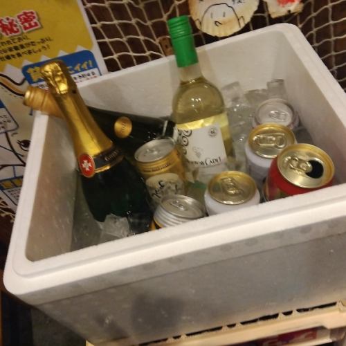 ドリンク持ち込みOKです