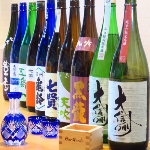 豊富な日本酒◎